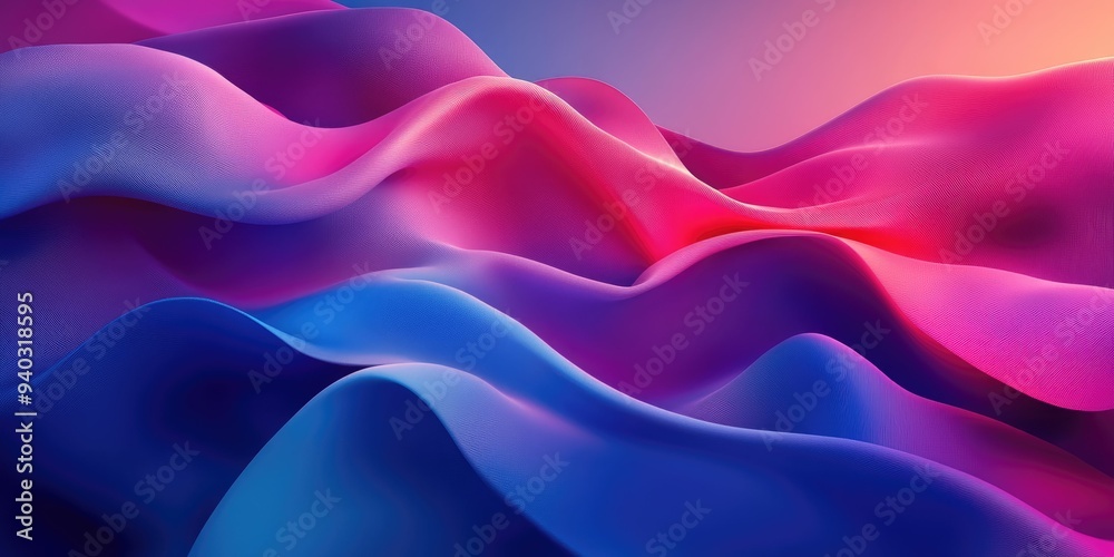Obraz premium Abstract Wavy Background