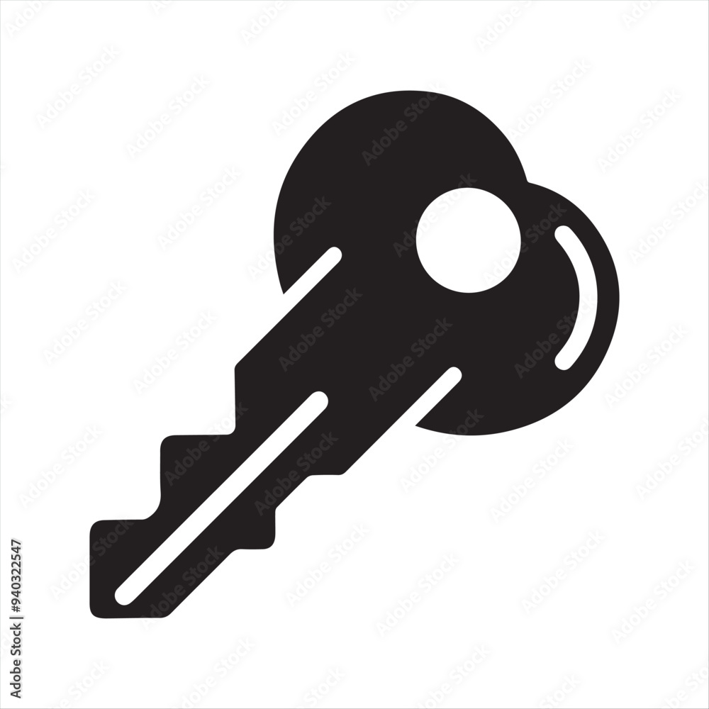 silhouettes of keys silhouette victor style with white background silhouettes of keys silhouette victor style with white background