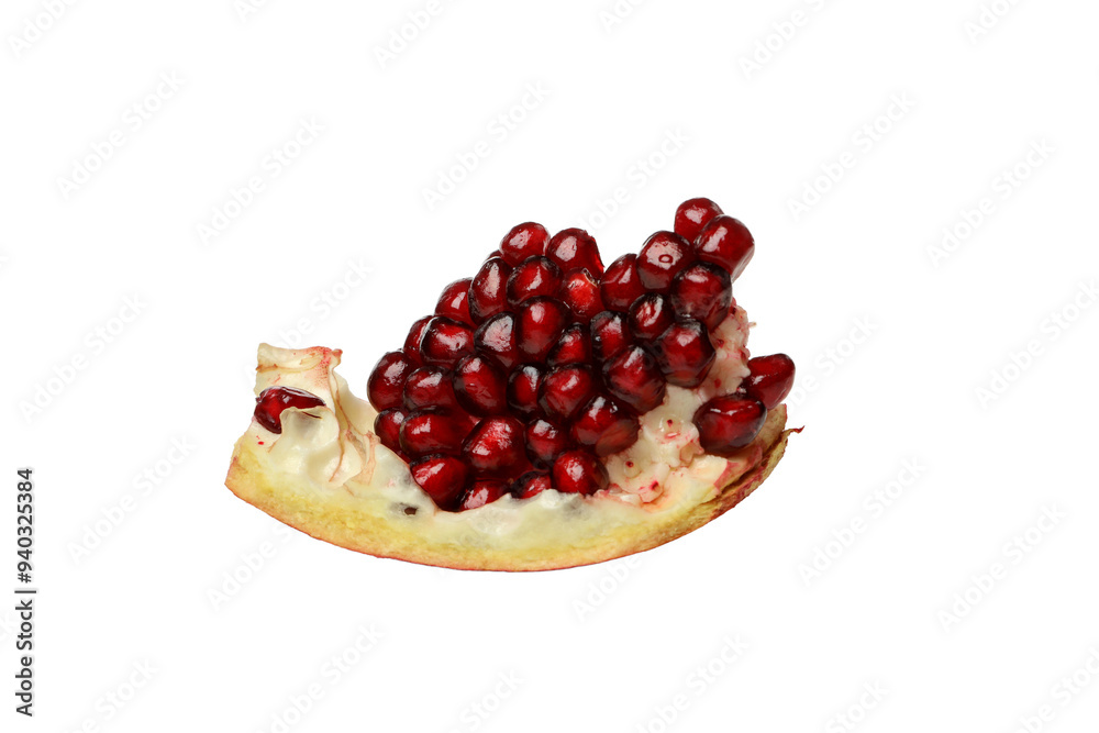 PNG,Juicy pomegranate, isolated on white background