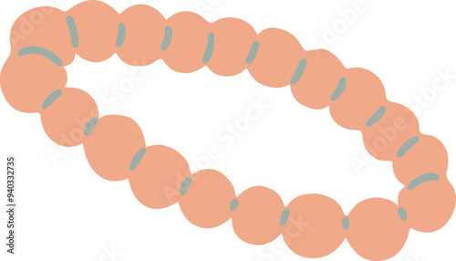 cute vector, flat illustration style of pink green ballet ballerina, seamless pattern for wallpaper design