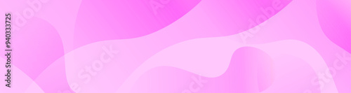 Pink abstract background with smooth wavy shapes, Pink minimal background with dynamic shapes, vector, illustration