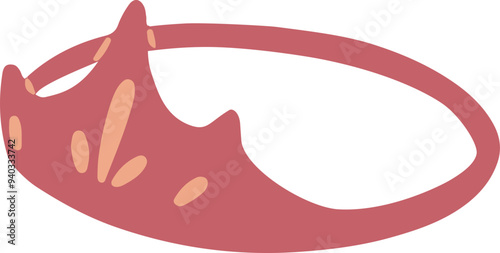 cute vector, flat illustration style of pink green ballet ballerina, seamless pattern for wallpaper design