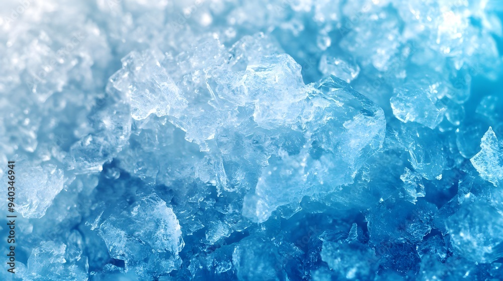 Blue Ice Crystal Macro Texture Background Blue Ice Crystal Macro Texture Background