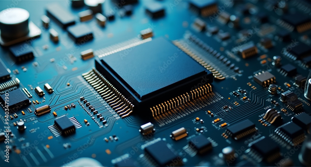 close up of computer circuit board close up of computer circuit board