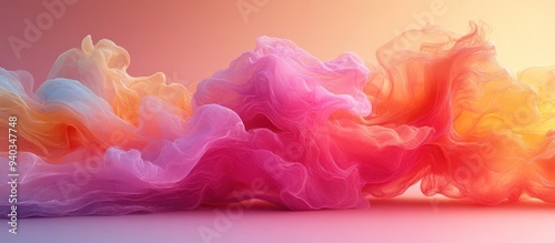 Abstract Colorful Smoke Design