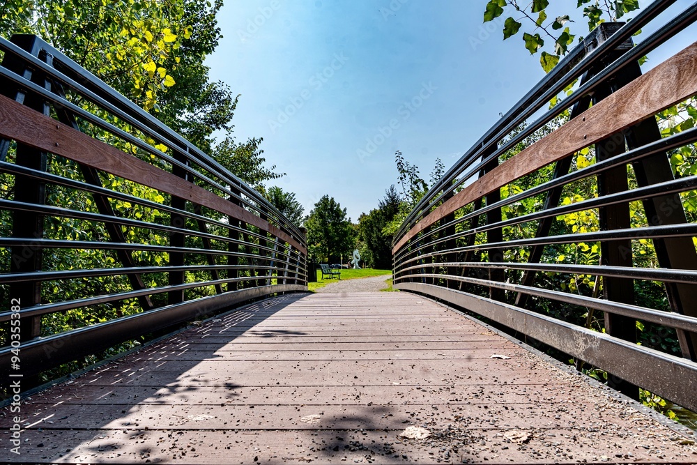 Quarton Lake Park and the Rouge River on a Summer day