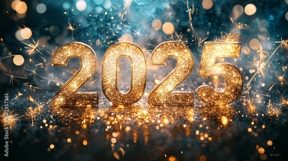 2025 on celebration background 2025 on celebration background