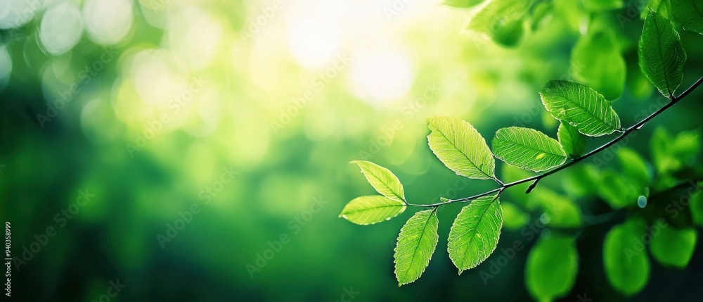 A serene close-up of vibrant green leaves illuminated by soft sunlight, perfect for nature and relaxation themes. A serene close-up of vibrant green leaves illuminated by soft sunlight, perfect for nature and relaxation themes.