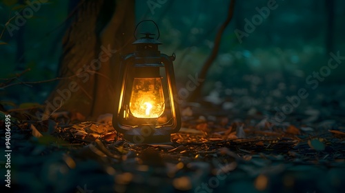 A flickering light in the forest