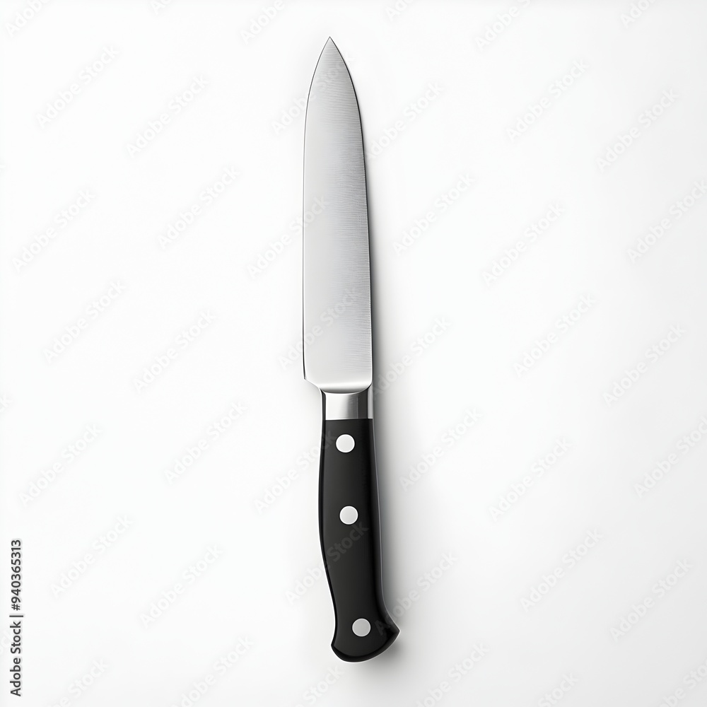 Precision Culinary Tool A Sharp and Sleek Chef s Knife Isolated on a Minimalist White Background Showcasing its Functional Design and Craftsmanship for Professional Chefs and Cooking Enthusiasts Precision Culinary Tool A Sharp and Sleek Chef s Knife Isolated on a Minimalist White Background Showcasing its Functional Design and Craftsmanship for Professional Chefs and Cooking Enthusiasts