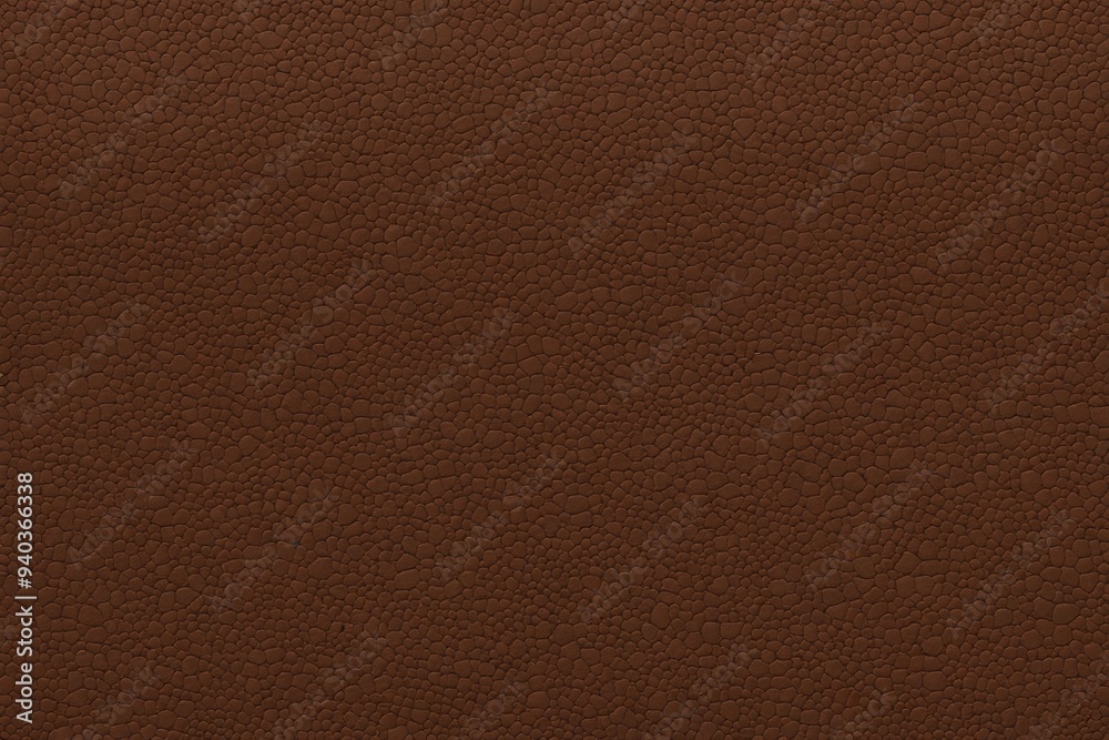 Fototapeta premium A seamless brown leather texture with a pebbled surface and matte finish, AI Generated