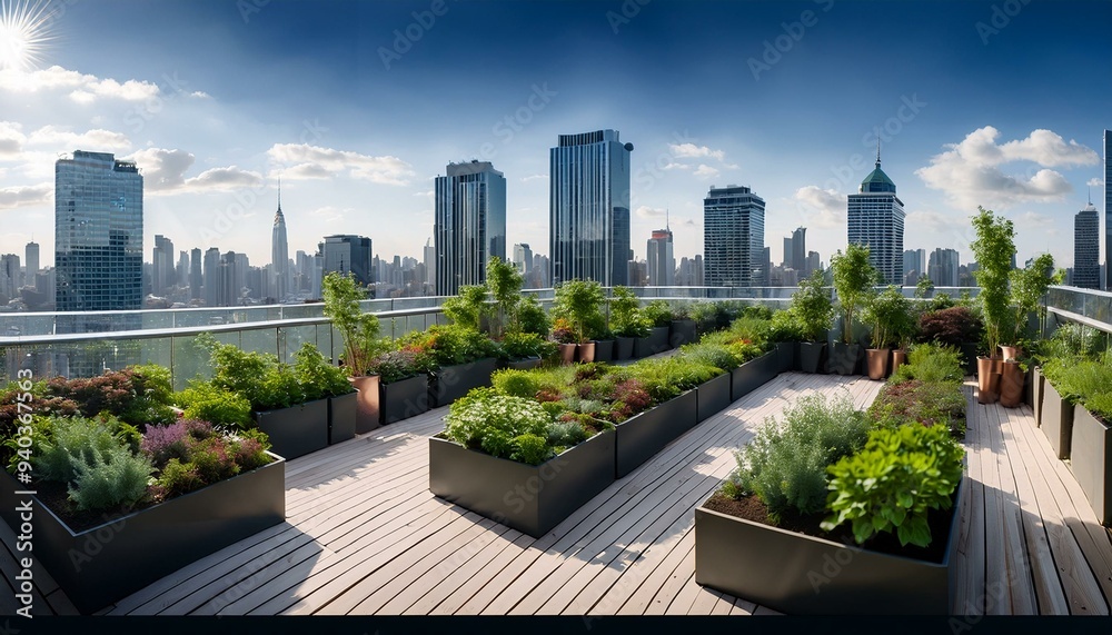 Fototapeta premium 都市の緑化urban greening