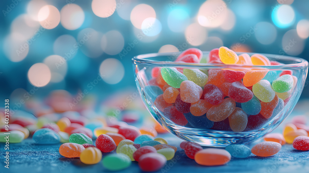 Colored candy