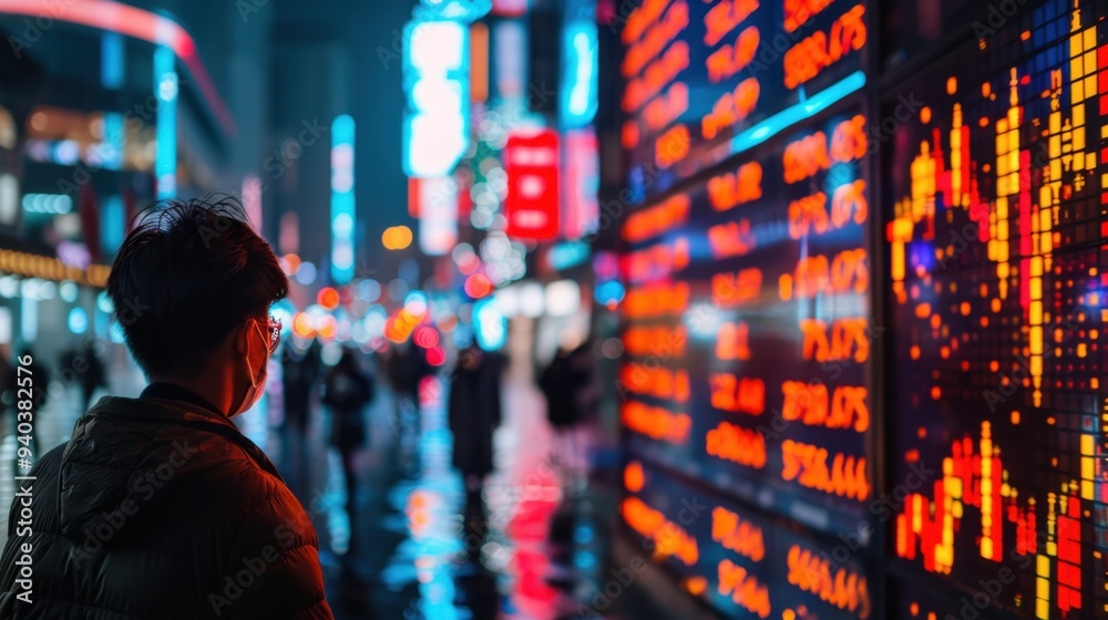 Fototapeta premium Oligopolistic Market: A market dominated by a few large firms, often leading to reduced competition and potential collusion on prices and output. 