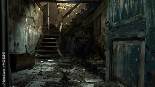 Abandoned Basement Interior