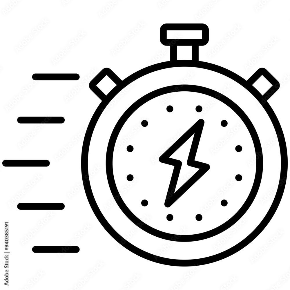 Obraz premium Fast Time Icon