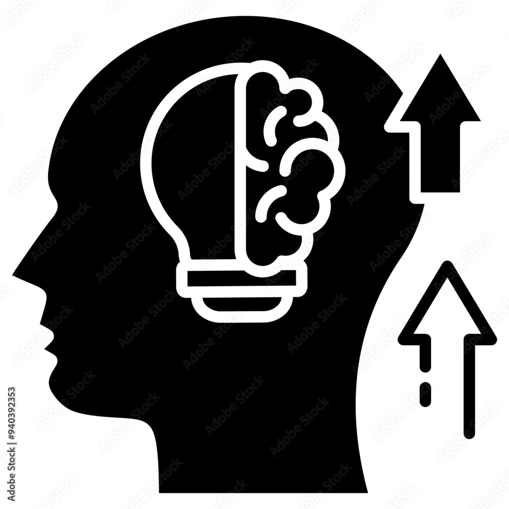 Skill Upgradation Icon For Design Elements Skill Upgradation Icon For Design Elements