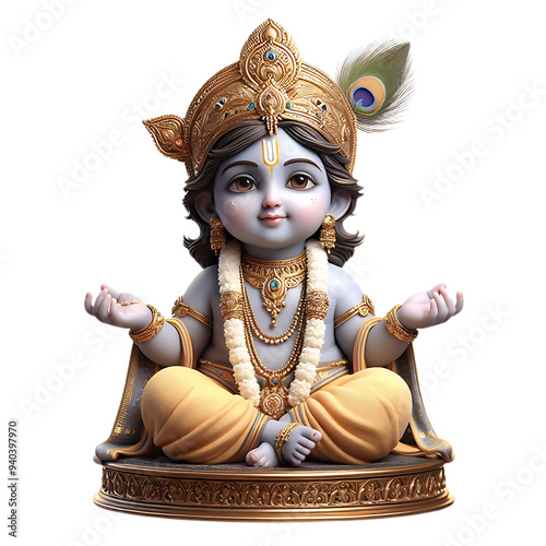 Shree Krishna for Janmashtami, Makhan Chor, Bal Krishna, Cute