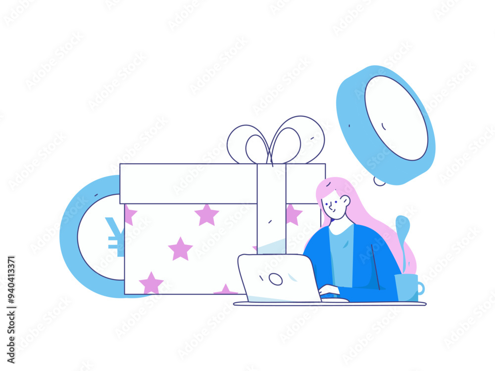 Internet financial management investment flat vector concept operation hand drawn illustration
Internet financial management investment flat vector concept operation hand drawn illustration