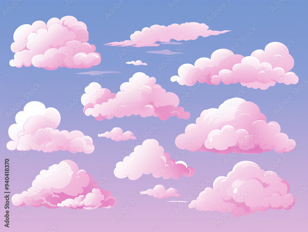 Cloud vector graphic design