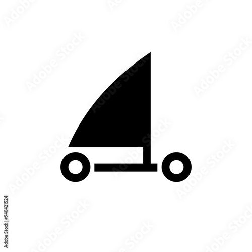 ISO prohibition safety signs_no sand yachting symbol only