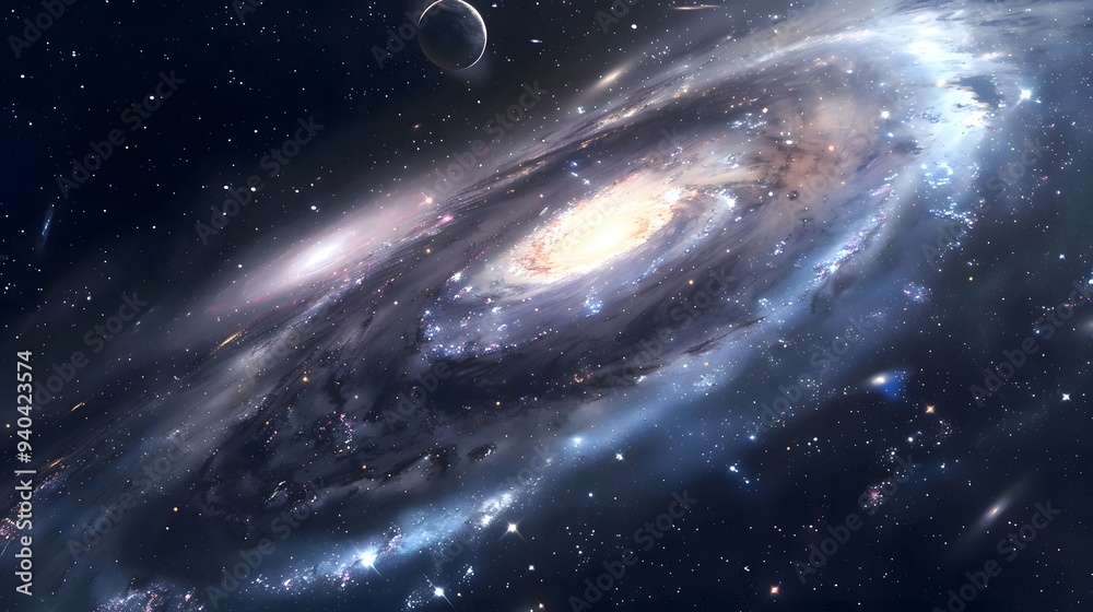 Cosmic Spiral: A Majestic View of the Milky Way Cosmic Spiral: A Majestic View of the Milky Way