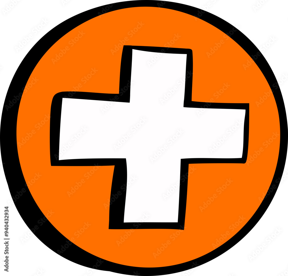 Vector Icons of Medical Cross Vector Icons of Medical Cross
