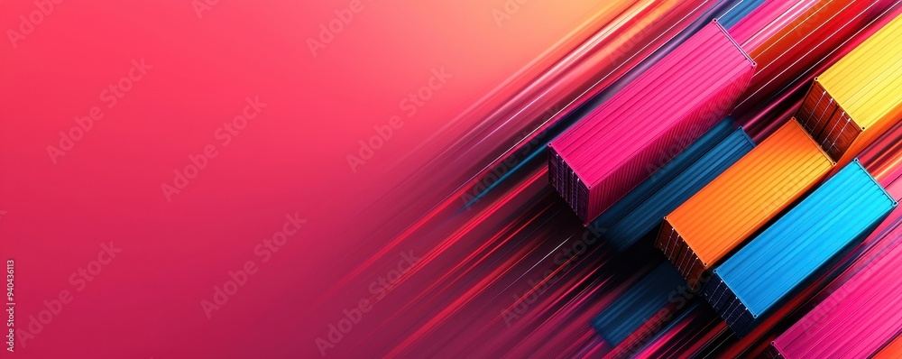 Vibrant abstract background featuring colorful shapes and dynamic lines, perfect for modern designs and creative projects.