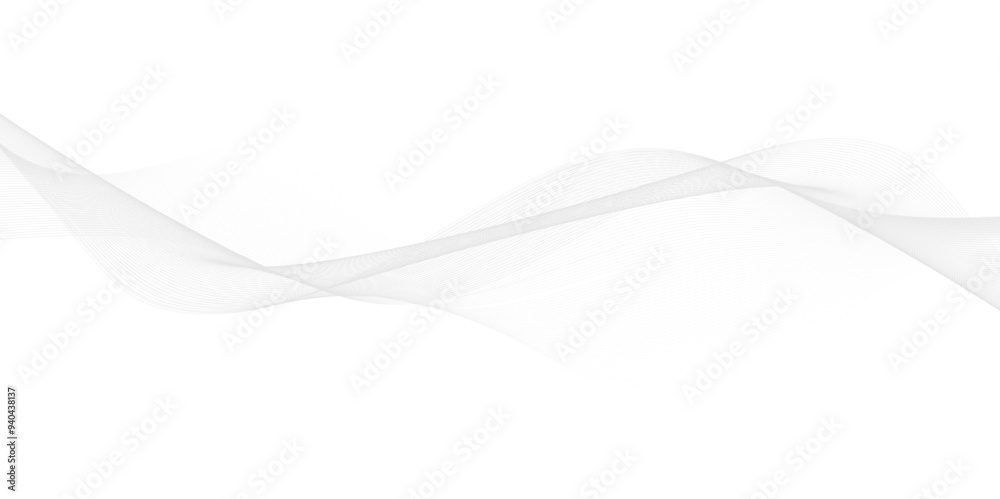 Abstract wavy stripes. Wave lines isolated white background. Waved lines for technology, digital, brochure, website, flyer design. Curve grey line. Vector Abstract wavy stripes. Wave lines isolated white background. Waved lines for technology, digital, brochure, website, flyer design. Curve grey line. Vector