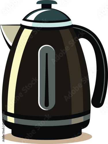 electric kettle vector