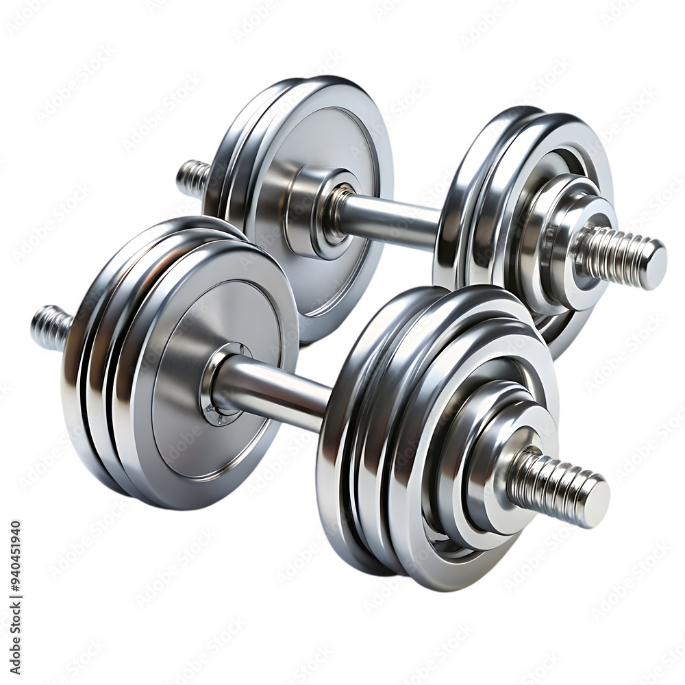 High-Resolution PNG Image of a Set of Dumbbell Weights Isolated on a White Background for Fitness and Graphic Use High-Resolution PNG Image of a Set of Dumbbell Weights Isolated on a White Background for Fitness and Graphic Use
