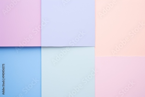 Pastel Color Palette Abstract Background - Minimalist Design