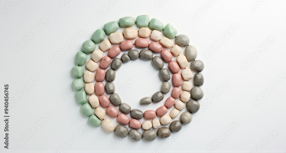 Obraz premium green and red beads