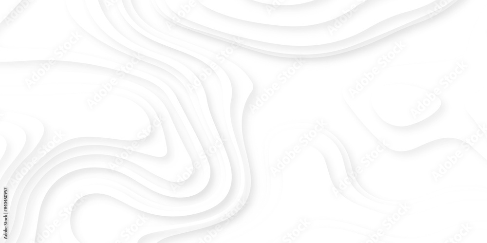 Map line of topography. Map mockup infographics. Topographic canyon geometric map relief texture with curved layers and shadow. Map line of topography. Map mockup infographics. Topographic canyon geometric map relief texture with curved layers and shadow.