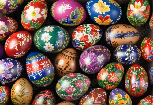 A Kaleidoscope of Easter Eggs: A Vibrant Celebration of Spring and New Life