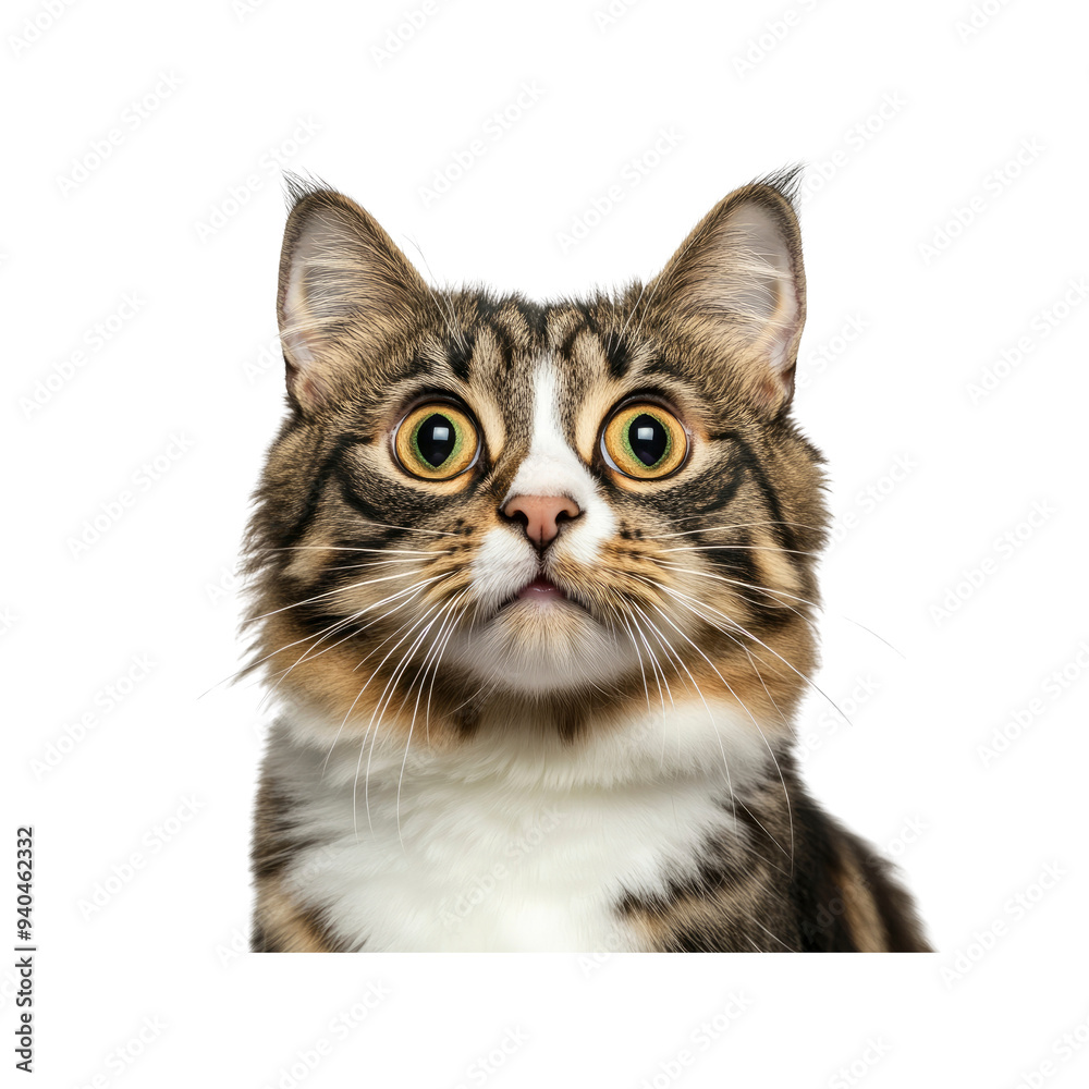 Surprised Cat with Big Eyes Surprised Cat with Big Eyes