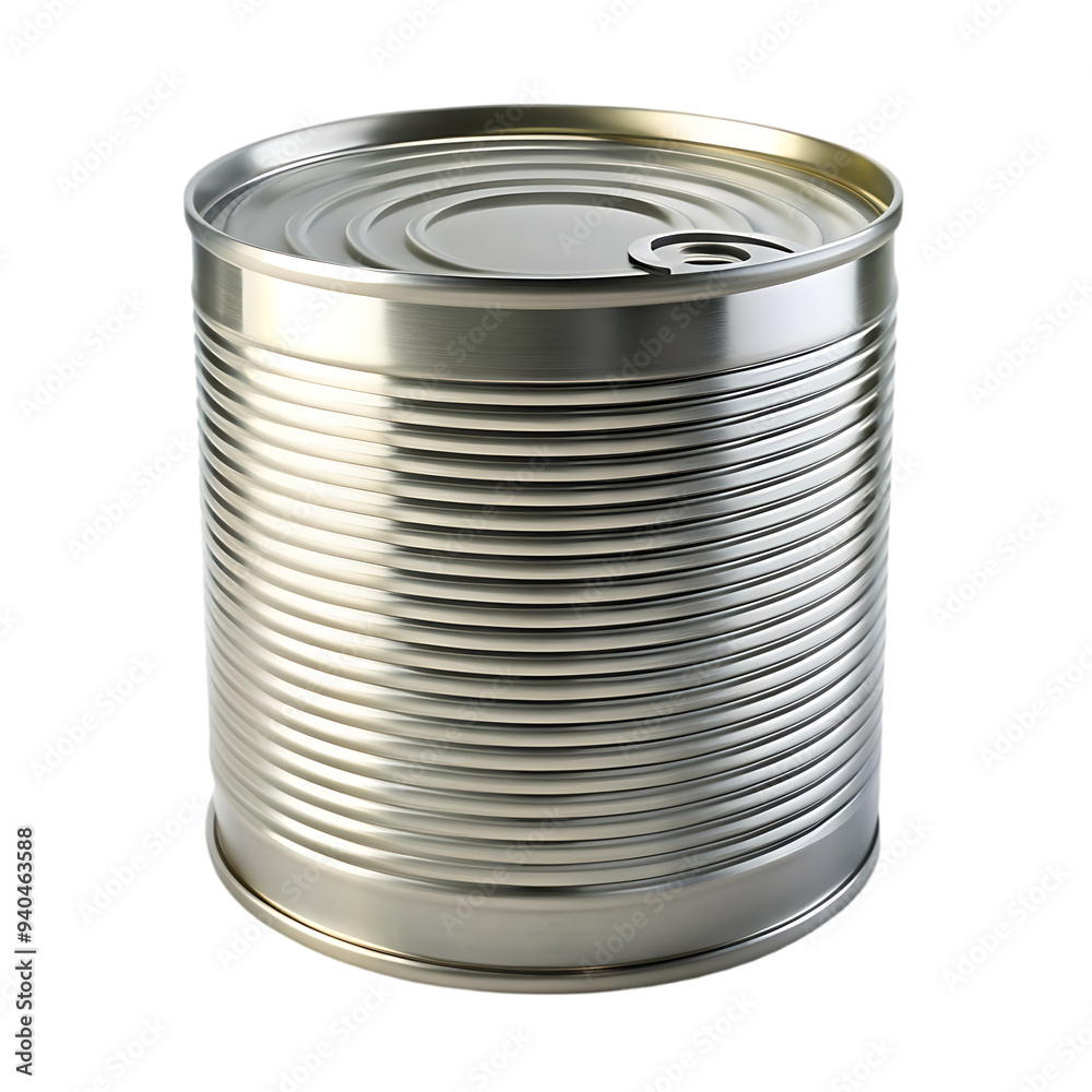 Tin Can isolated on transparent background Tin Can isolated on transparent background
