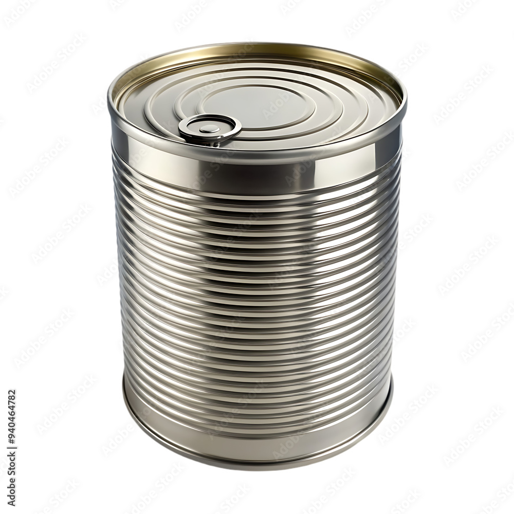 Tin Can isolated on transparent background Tin Can isolated on transparent background
