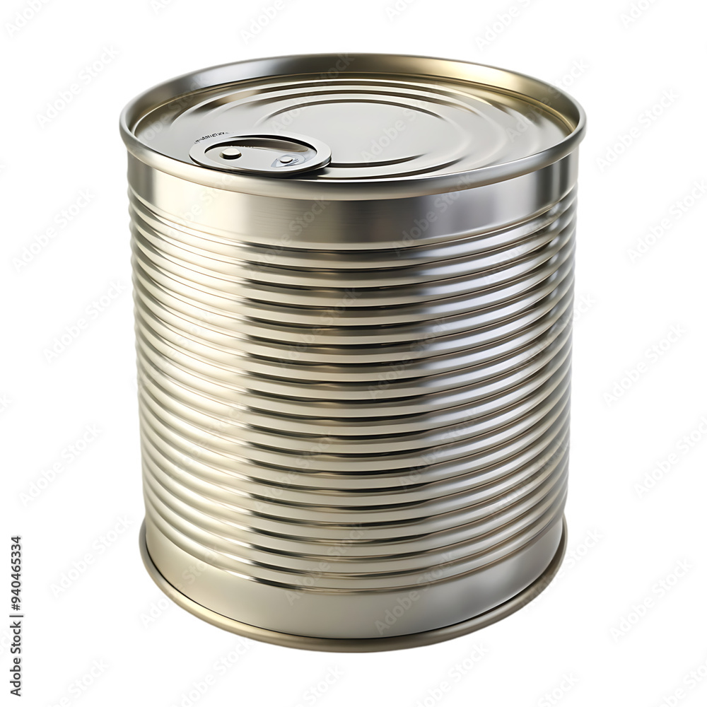Tin Can isolated on transparent background Tin Can isolated on transparent background