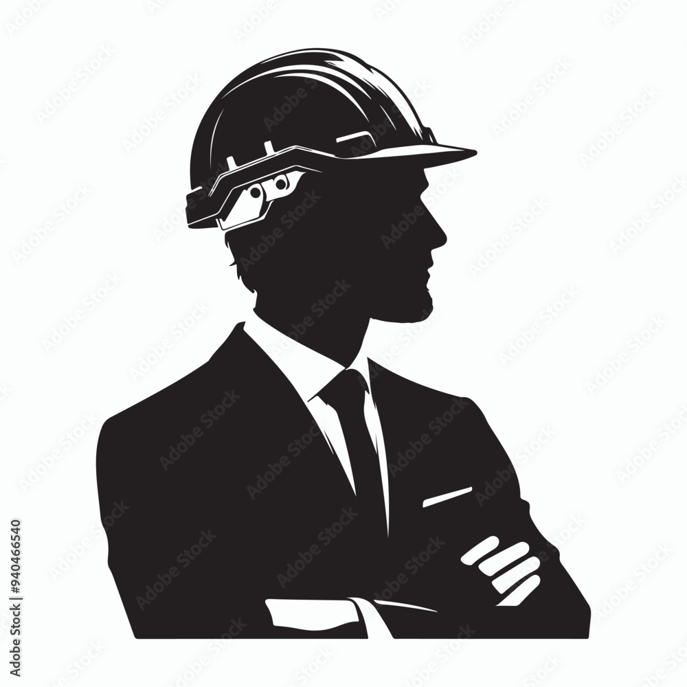 engineer silhouette vector engineer silhouette vector