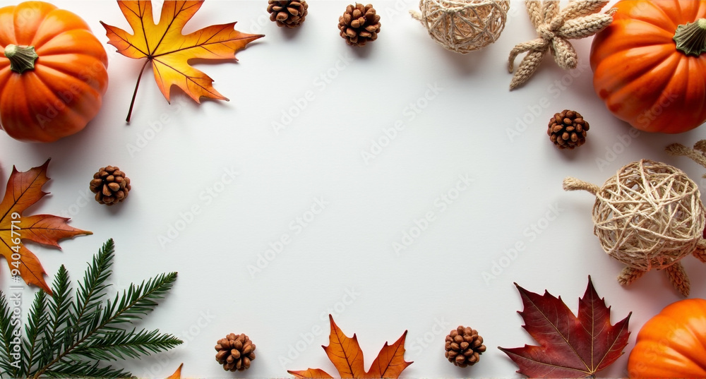 autumn leaves border autumn leaves border