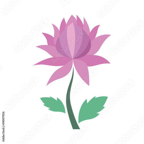 imple Floral Vector Illustrations for Design Use