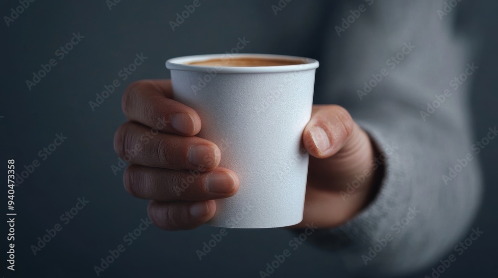 A close-up of a hand holding a coffee cup, symbolizing the daily battle with fatigue, sleepiness, and caffeine dependency syndrome. A close-up of a hand holding a coffee cup, symbolizing the daily battle with fatigue, sleepiness, and caffeine dependency syndrome.