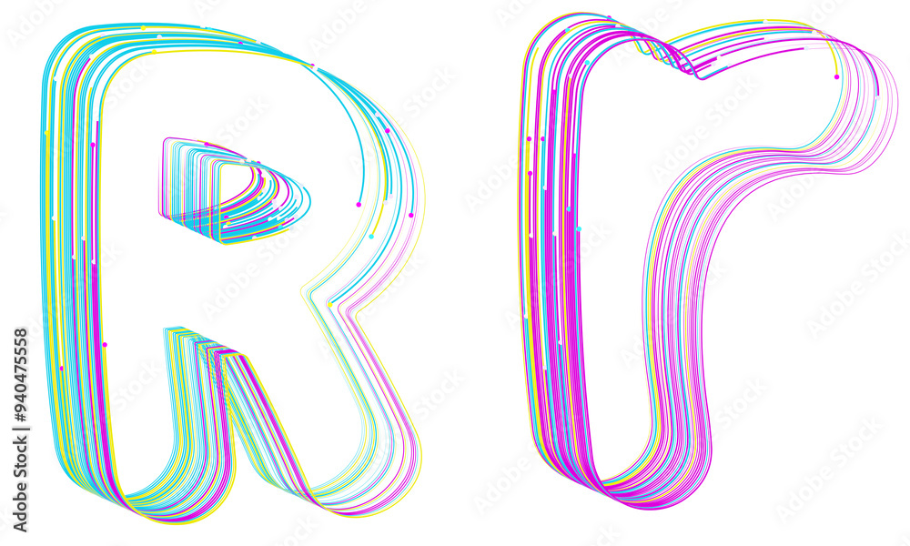 Dynamic letter R, 3D render, vibrant colors. Perfect for modern designs, adding a unique touch to your projects.
Dynamic letter R, 3D render, vibrant colors. Perfect for modern designs, adding a unique touch to your projects.