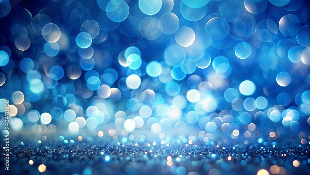 Abstract background in shades of blue with blurred lights and bokeh effects, abstract, background, blue, blurred, lights, bokeh Abstract background in shades of blue with blurred lights and bokeh effects, abstract, background, blue, blurred, lights, bokeh