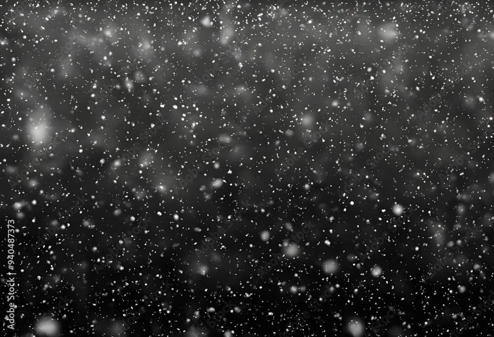 Detailed Snowfall Overlay Image Isolated on Black Background Perfect for Dynamic Visual Effects Detailed Snowfall Overlay Image Isolated on Black Background Perfect for Dynamic Visual Effects