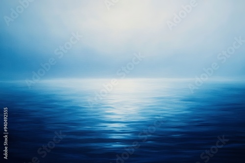 Wallpaper Mural Gradient of blues, a mesmerizing background painting a serene canvas of soothing hues , ai Torontodigital.ca