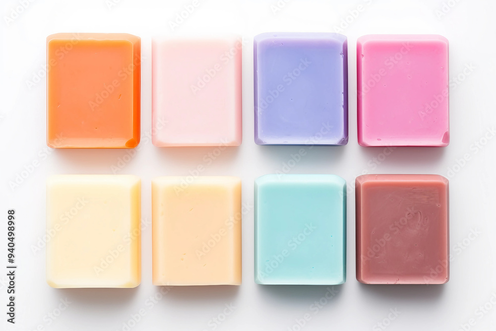 Fototapeta premium colorful soap bars
