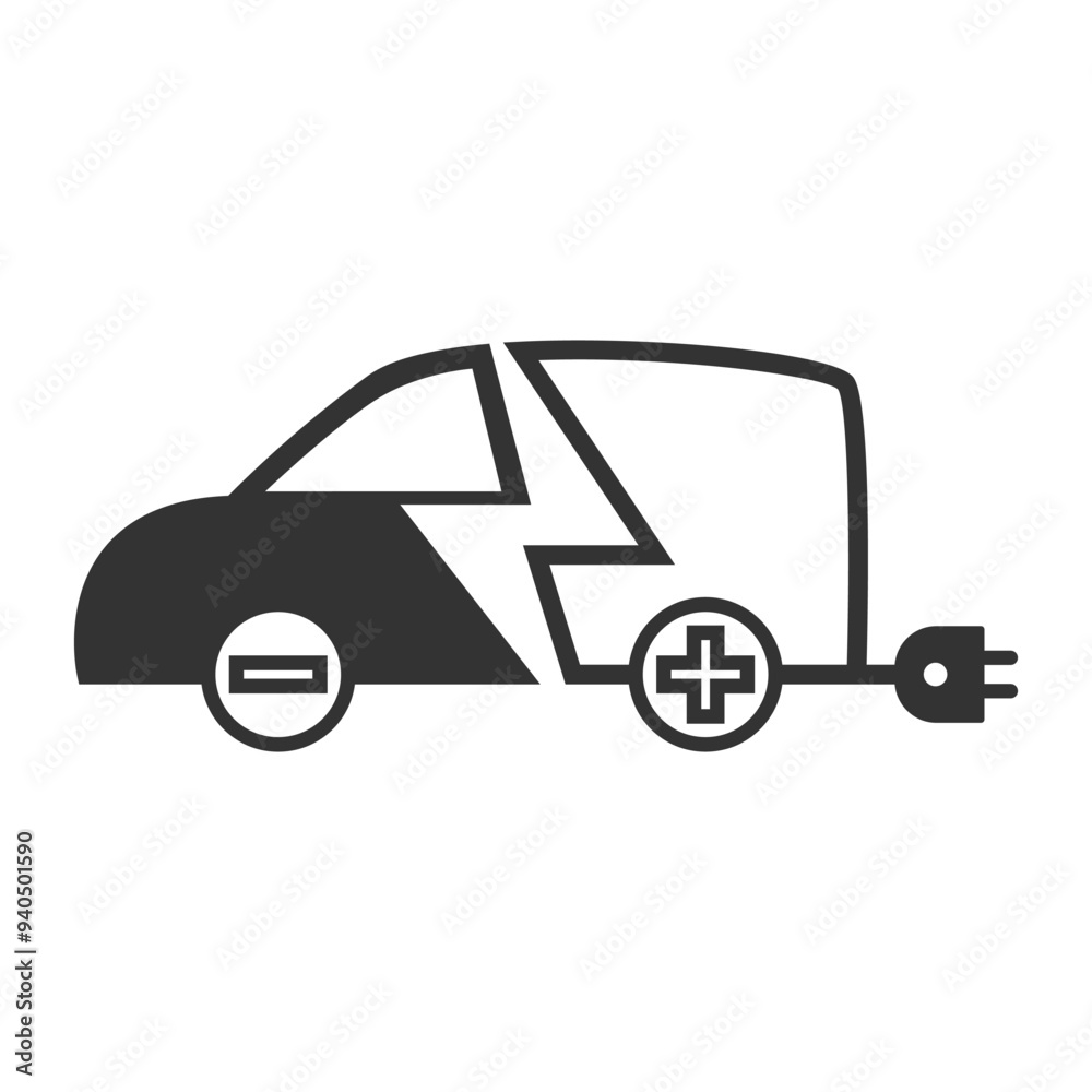 Naklejka premium Car logo icon design