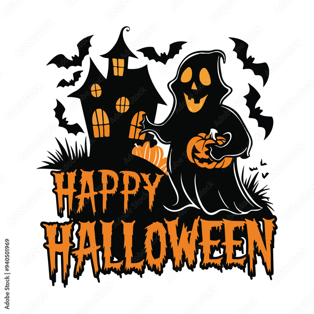 halloween Day typography vector design halloween Day typography vector design